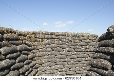 Trenches Of Death Ww1 Sandbag Flanders Fields Belgium