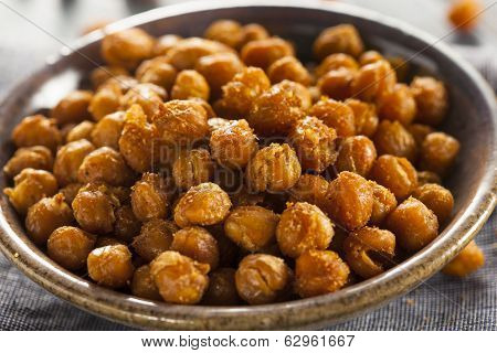 Healthy Roasted Seasoned Chick Peas