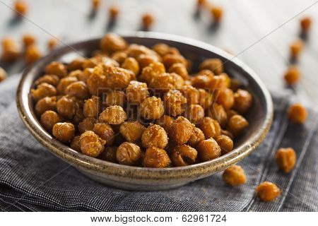 Healthy Roasted Seasoned Chick Peas