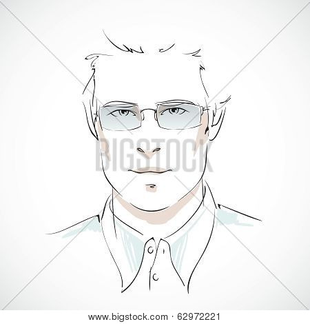 Young businessman portrait