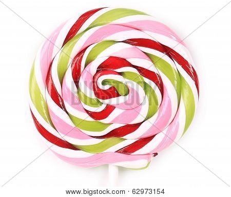 Close up of loli pop candy.