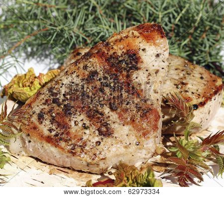 Grilled Pork Steaks