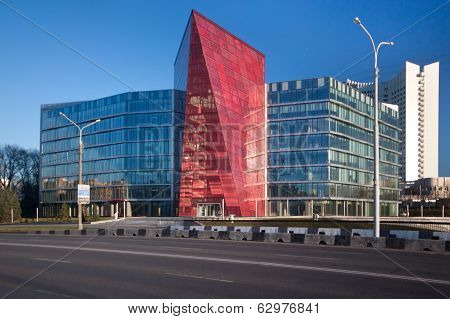 Ex building of the Belarus Potash Company, now office Development Bank, Minsk Belarus