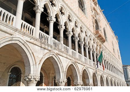 Palace And Flag