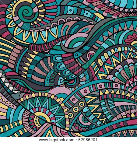 Ethnic vector pattern