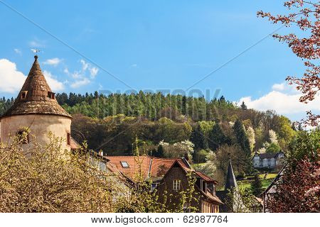 Medieval town Buedingen, Germany