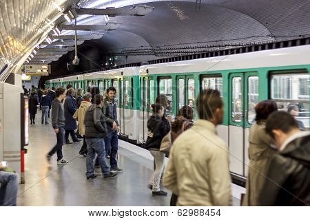 Paris Metro Station Mirabeau