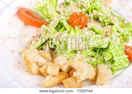 Insalata Caesar Closeup