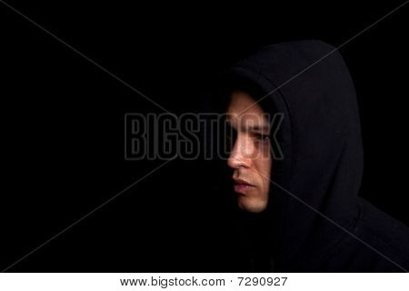 Hombre con Hoddie