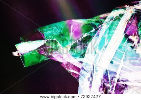 Plastic Foil In Polarized Light