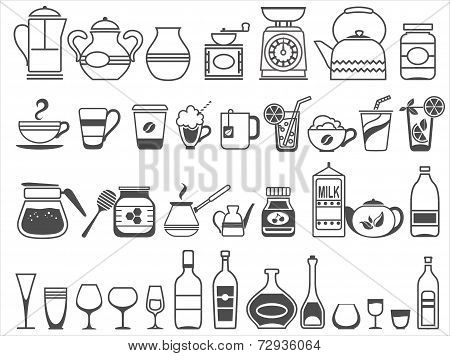Kitchen Tools And Utensils. Vector Illustration