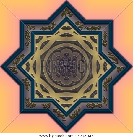 Mandala östlichen abstrakt Design