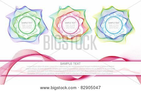 Abstract Background For Business Brochures.
