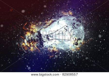 Exploding Light Bulb