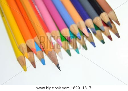 no 2 pencil with colored pencils