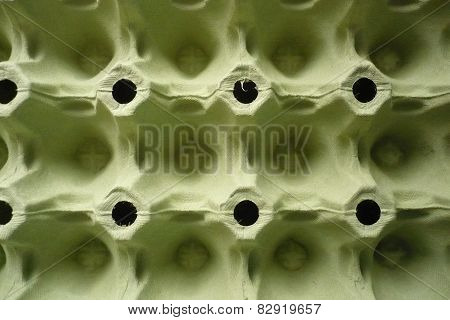 Cardboard box for eggs - background