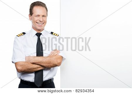 Confident And Experienced Pilot.
