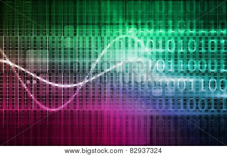 Brain Computer Interface with Square Digital Art Blocks