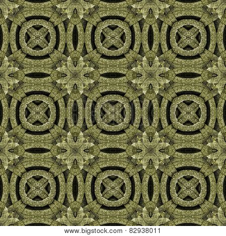 Geometric Floral Collage Pattern