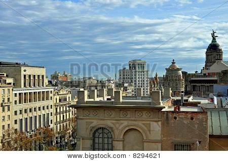 Paesaggio urbano di Barcellona