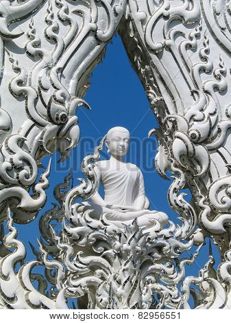 Buddha In Temple Gate, Chiang Rai, Thailand