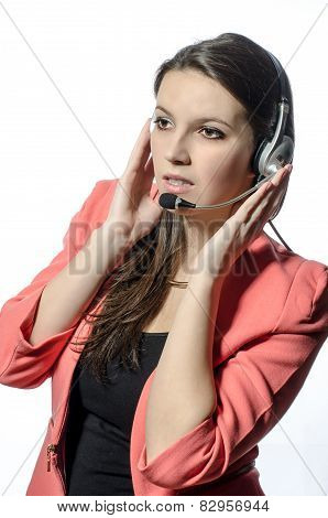 Operator With Headset