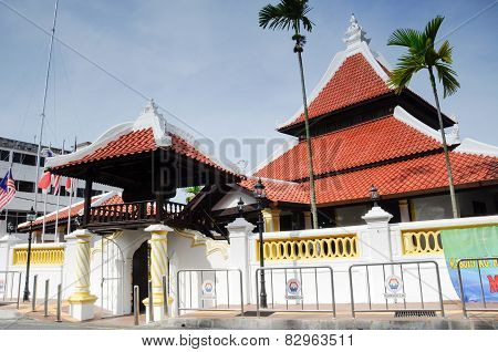 Masjid Kampung Hulu in Malacca, Malaysia