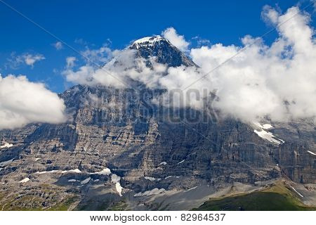 Eiger mountain in the Jungfrau region