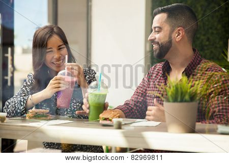 Having Fun On A Lunch Date