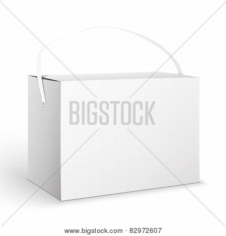 White Product Package Box Mock Up Template