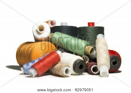 bunch of sewing thread