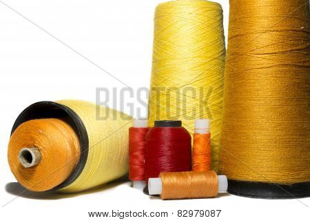 background threads and yarns isolated