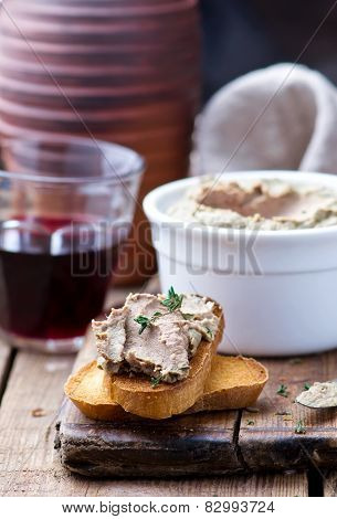 Paste From A Chicken Liver.