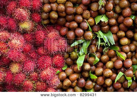 Lichias e Rambutans