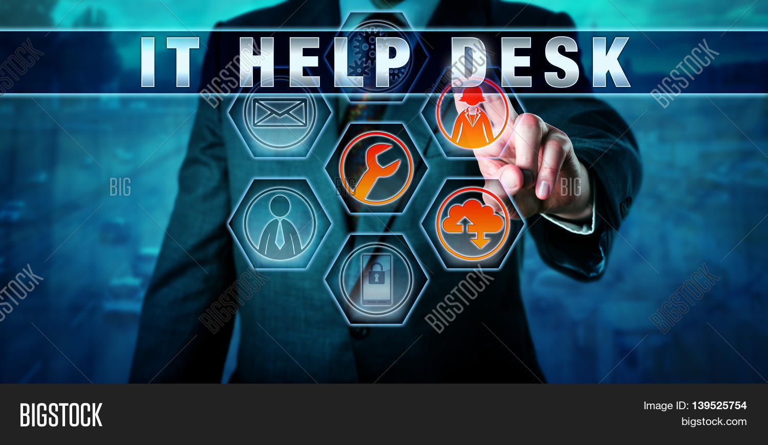 Manager Pressing HELP Image & Photo (Free Trial) Bigstock