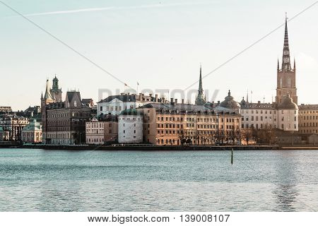 Old Town (gamla Stan) In Stockholm, Sweden