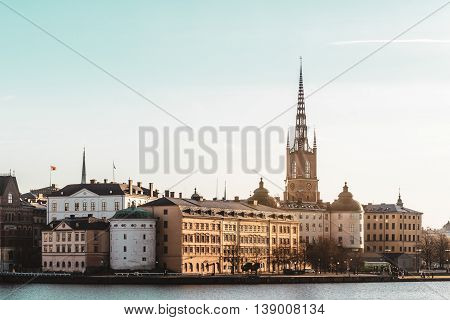 Old Town (gamla Stan) In Stockholm, Sweden