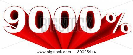 Discount 9000 Percent Off Sale.