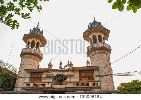 Muslim Mosque. Bago In Myanmar. Burma.