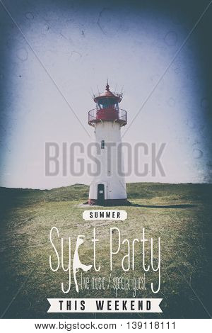 Lighthouse List West Ellenbogen Sylt Schleswig-Holstein Germany 2016