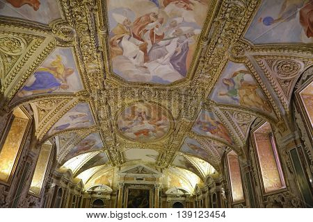 GAETA ITALY - JUNE 25 2016:  Cathedral Basilic of Saint Maru's Assumption into heaven - Gaeta Italy