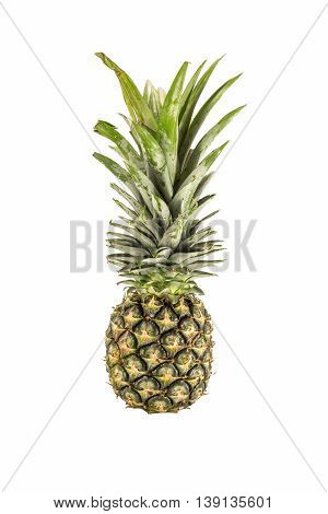 Pineapple isolated on white background with clipping path