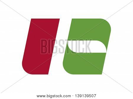 Japan Hyogo prefecture Nishinomiya city flag illustration