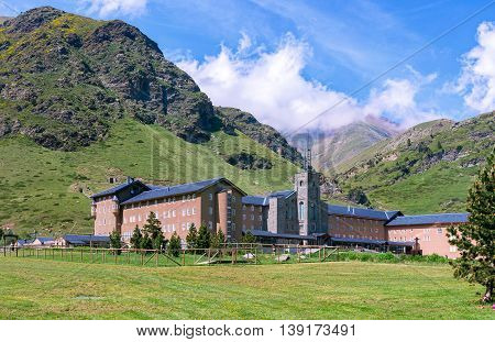 Nuria Valley Panoramic view, Catalan Pyrenees - Spain
