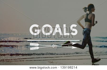 Goals Target Aspirations Purpose Aim Strategy Concept