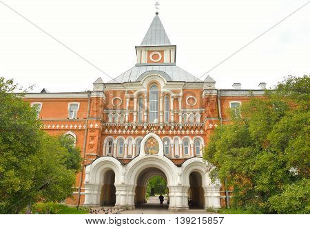 Holy Trinity St. Sergius Maritime Men Monastery in St.Petersburg Russia.
