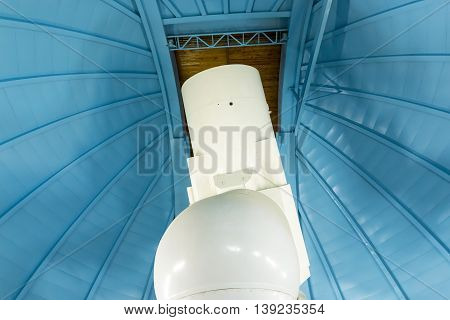 Big Professional Telescope In An Observatory