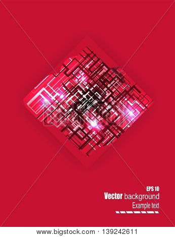 Abstract Lines On A Light Background.