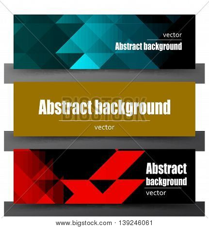 Abstract Mosaic Banner.