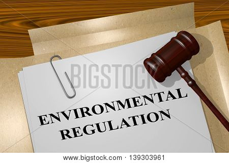 Environmental Regulation Concept